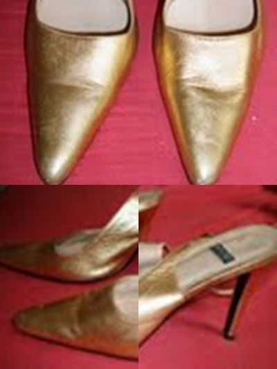 SCARPIN DOURADO